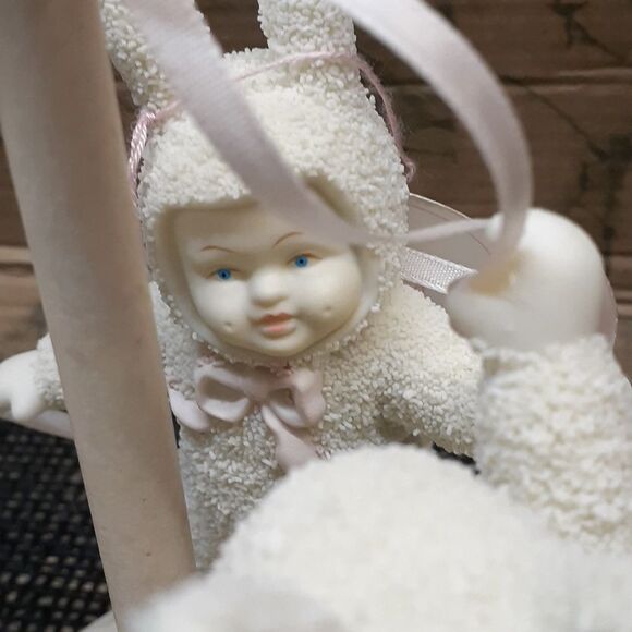 Dept. 56 SNOWBUNNIES Springtime Stories "Tra-La-La" Dancing Around the Maypole - Picture 12 of 13